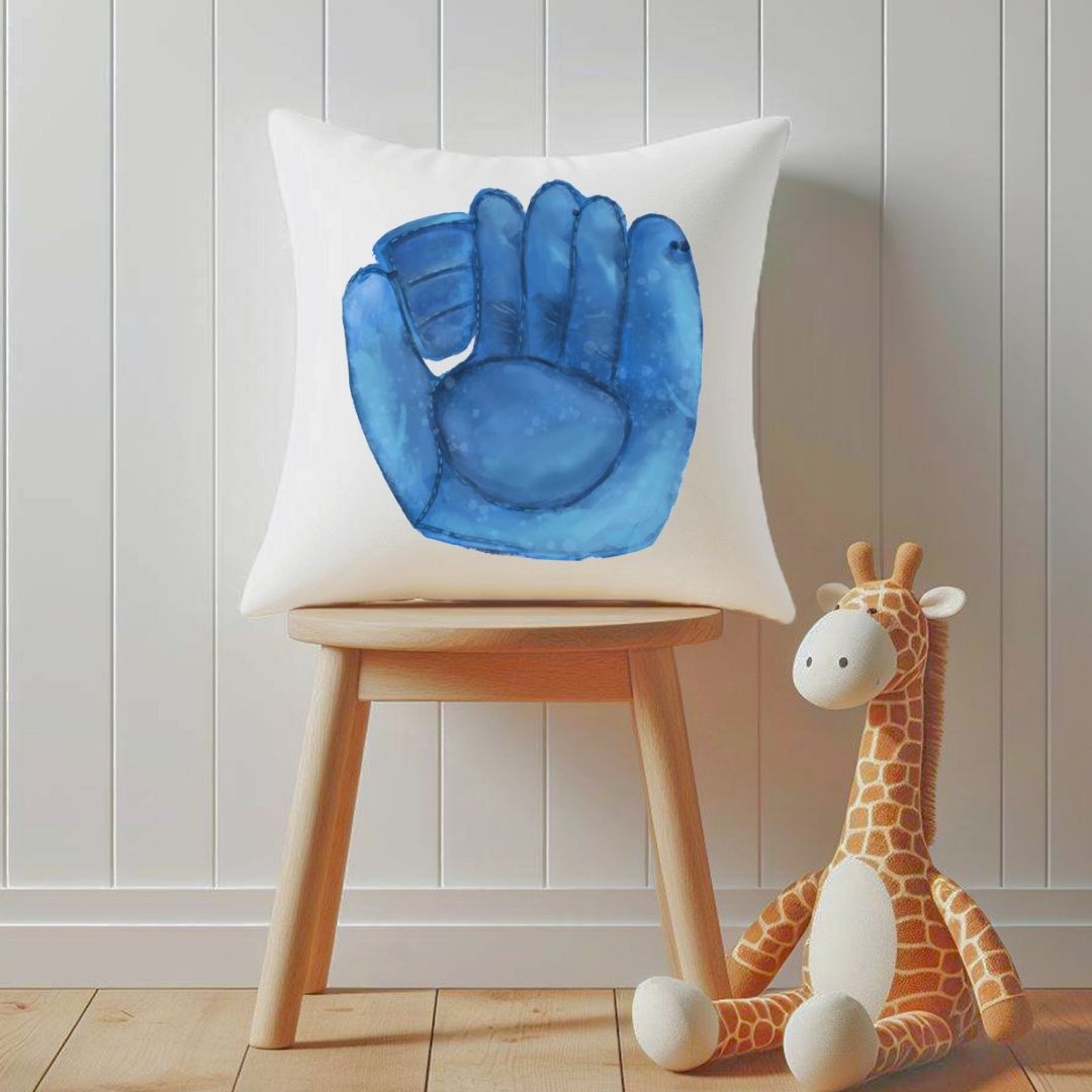 Personalized Baseball Glove Kids Pillow - MerikaArt