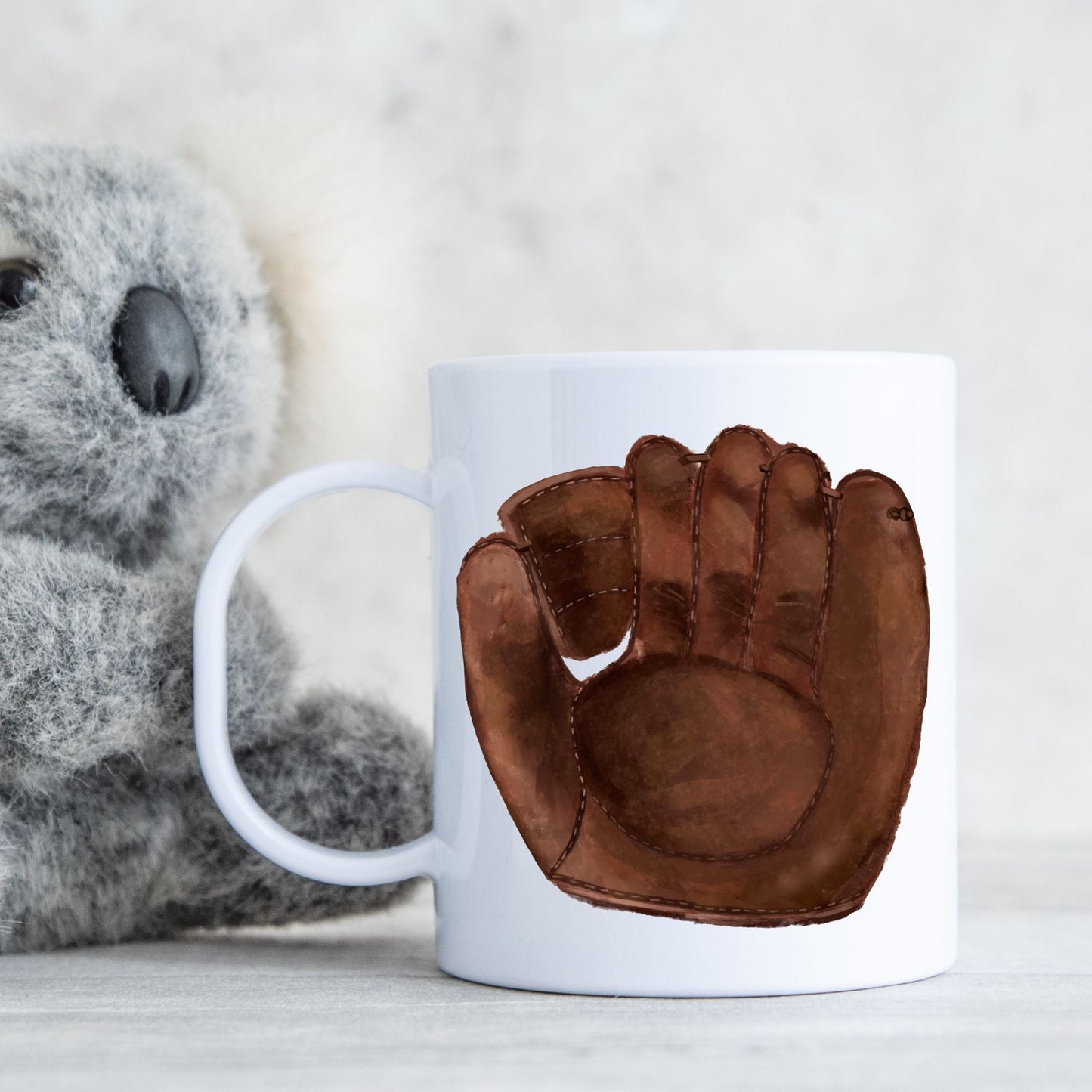 Personalized Baseball Glove Mug - MerikaArt