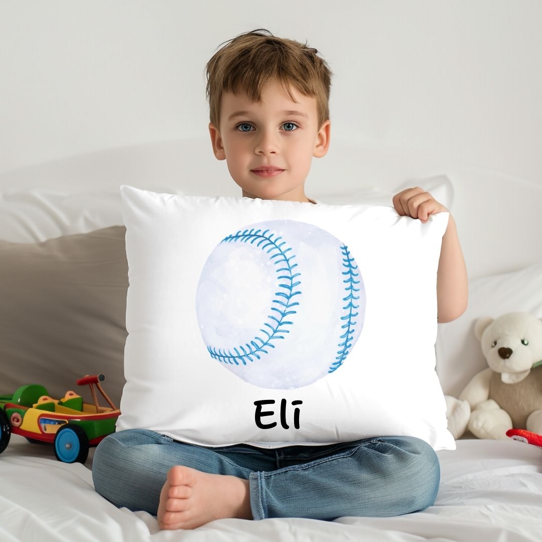 Personalized Baseball Kids Pillow - MerikaArt