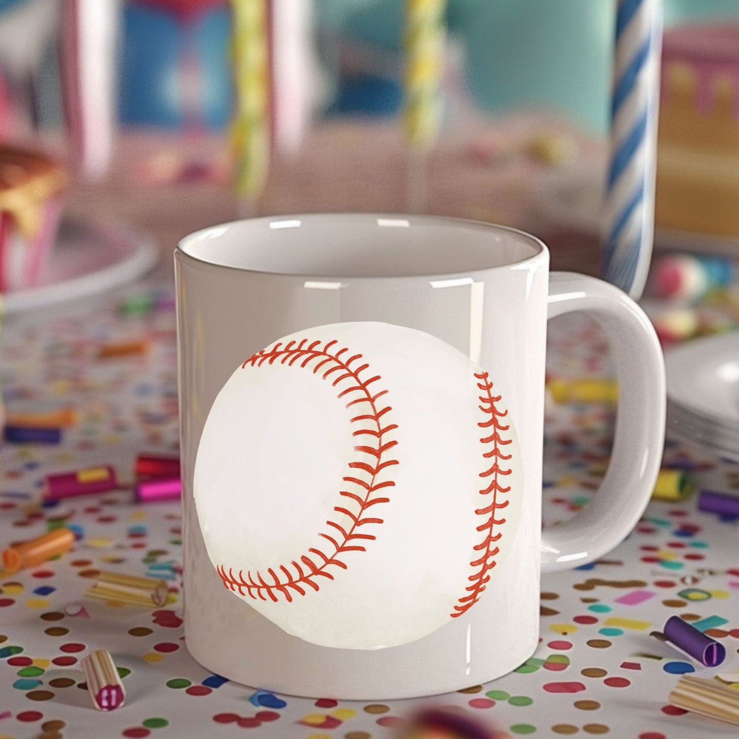Personalized Baseball Mug - MerikaArt
