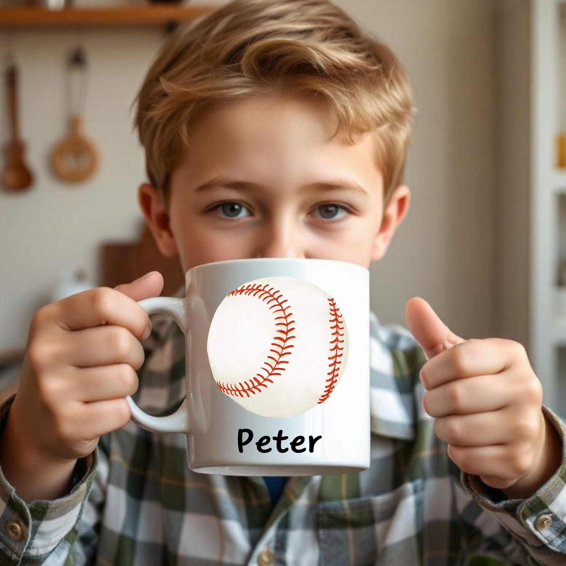 Personalized Baseball Mug - MerikaArt