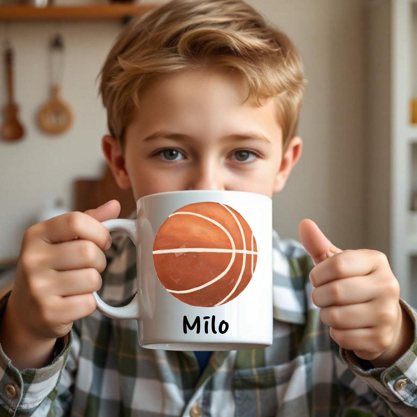Personalized Basketball Mug - MerikaArt
