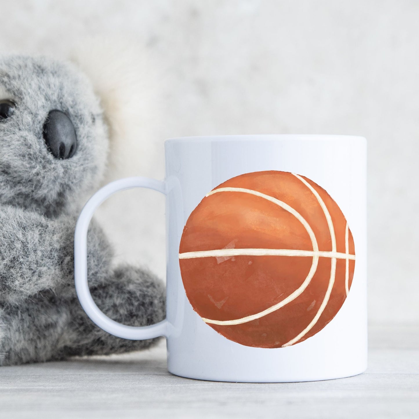 Personalized Basketball Mug - MerikaArt