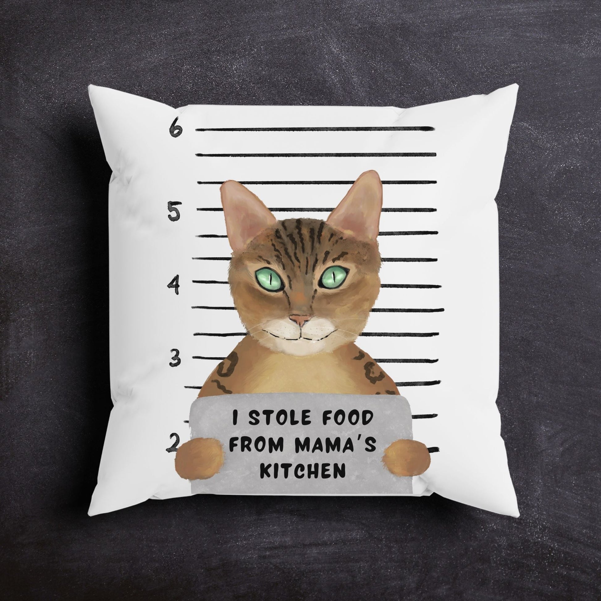 Personalized Bengal Cat Pillow - MerikaArt