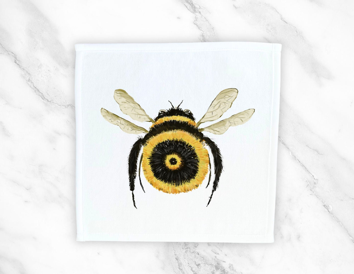 Personalized Bumblebee Washcloth - MerikaArt