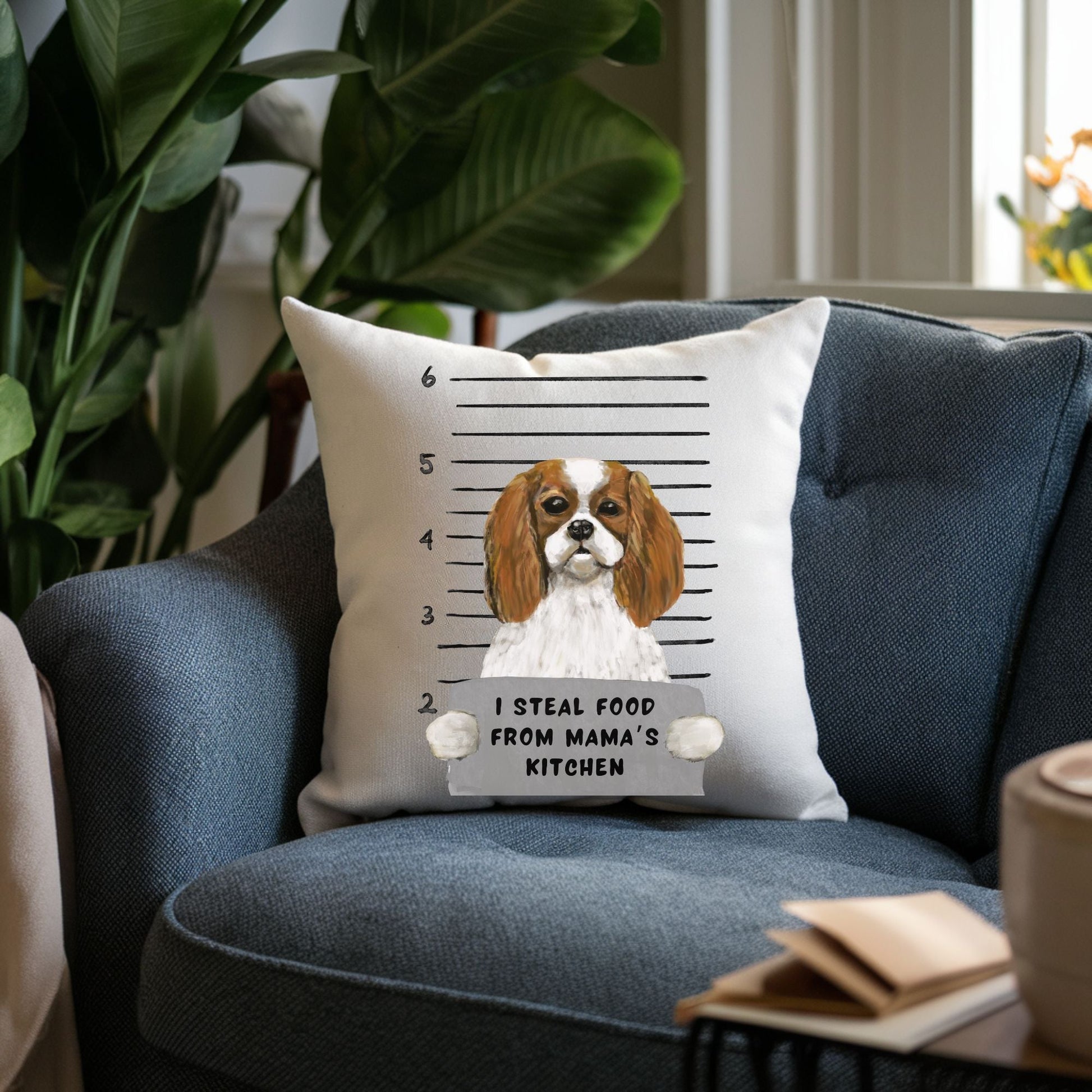 Personalized Cavalier King Charles Spaniel Pillow - MerikaArt