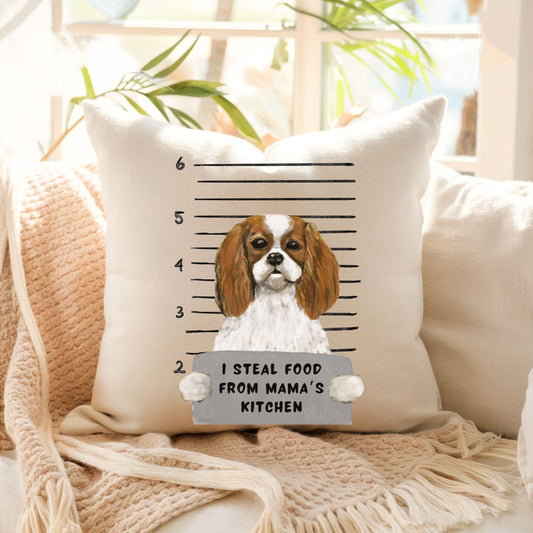 Personalized Cavalier King Charles Spaniel Pillow - MerikaArt