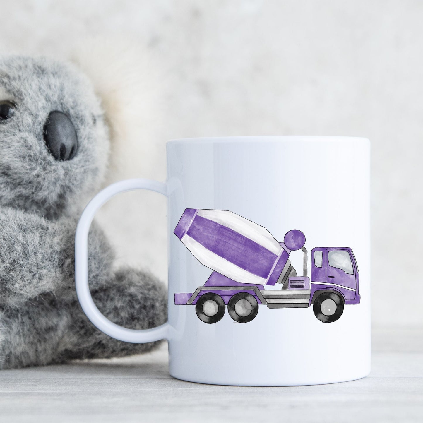 Personalized Cement Mixer Mug - MerikaArt