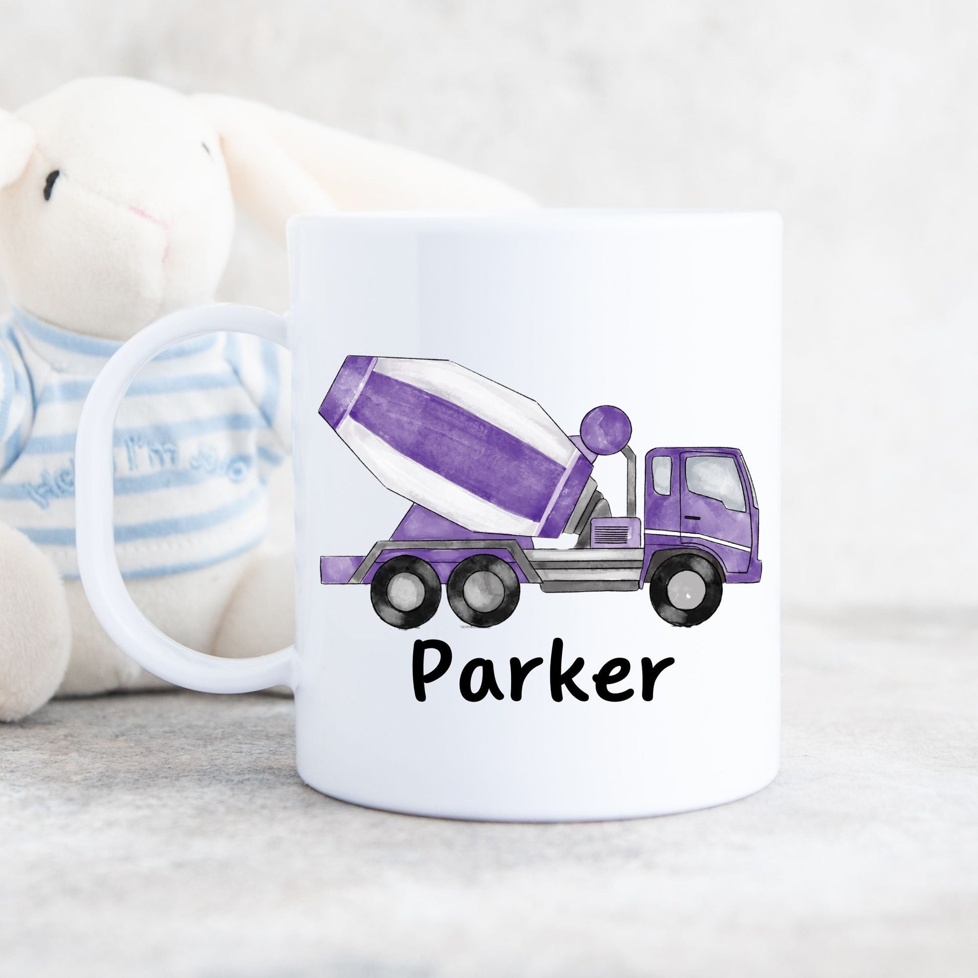 Personalized Cement Mixer Mug - MerikaArt