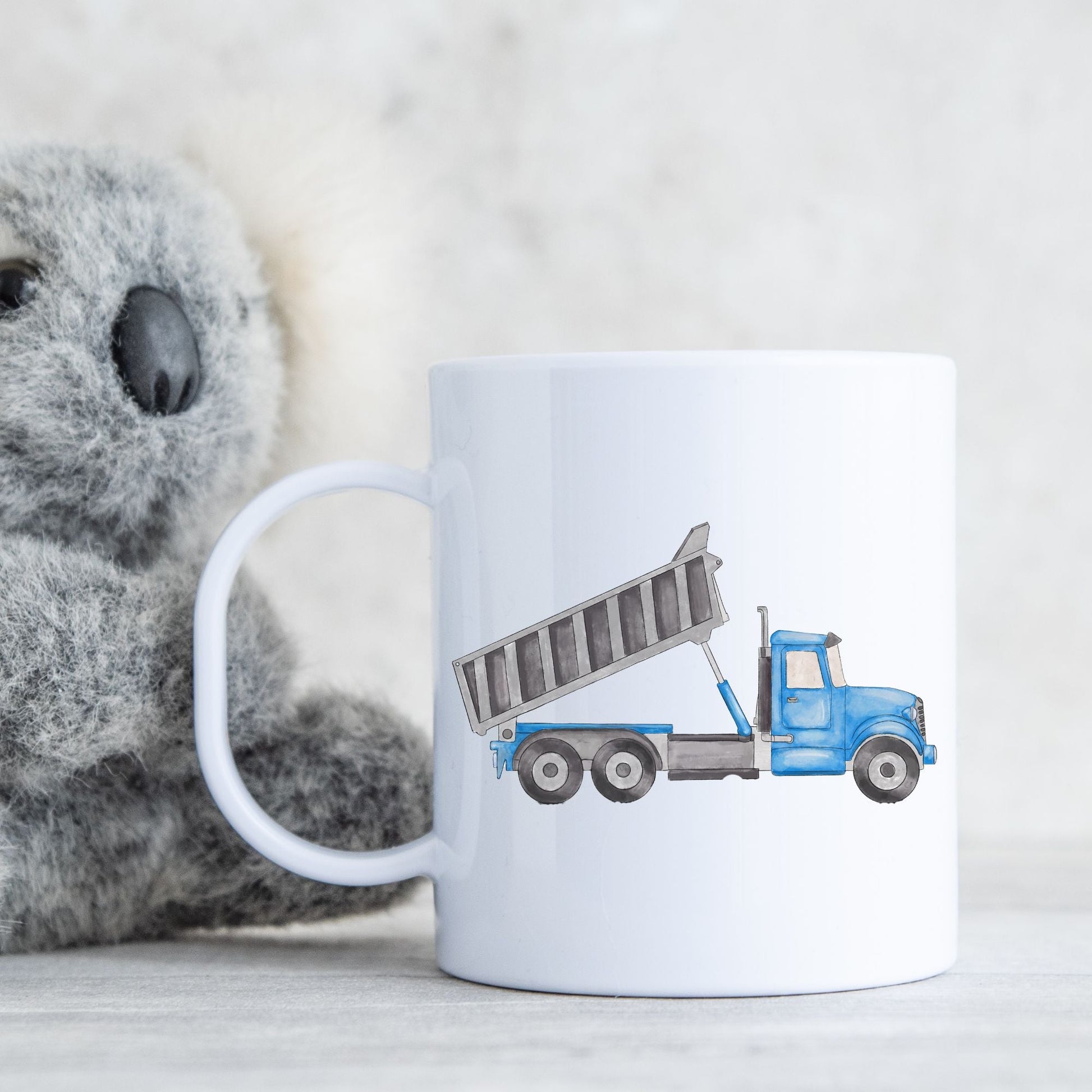 Personalized Dump Truck Mug - MerikaArt