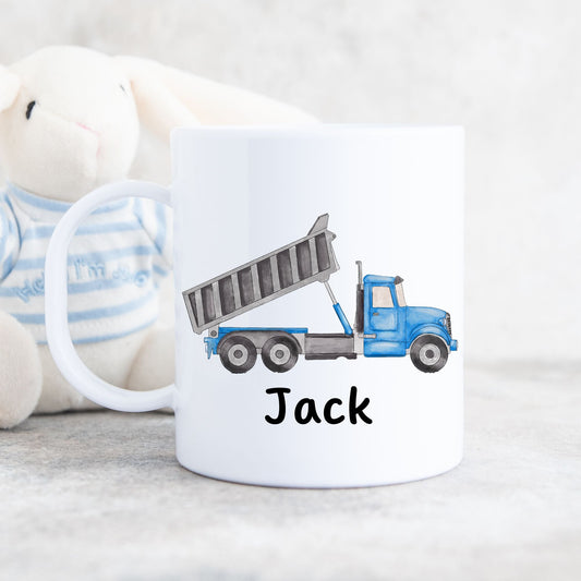 Personalized Dump Truck Mug - MerikaArt