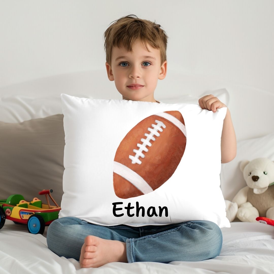 Personalized Football Kids Pillow - MerikaArt