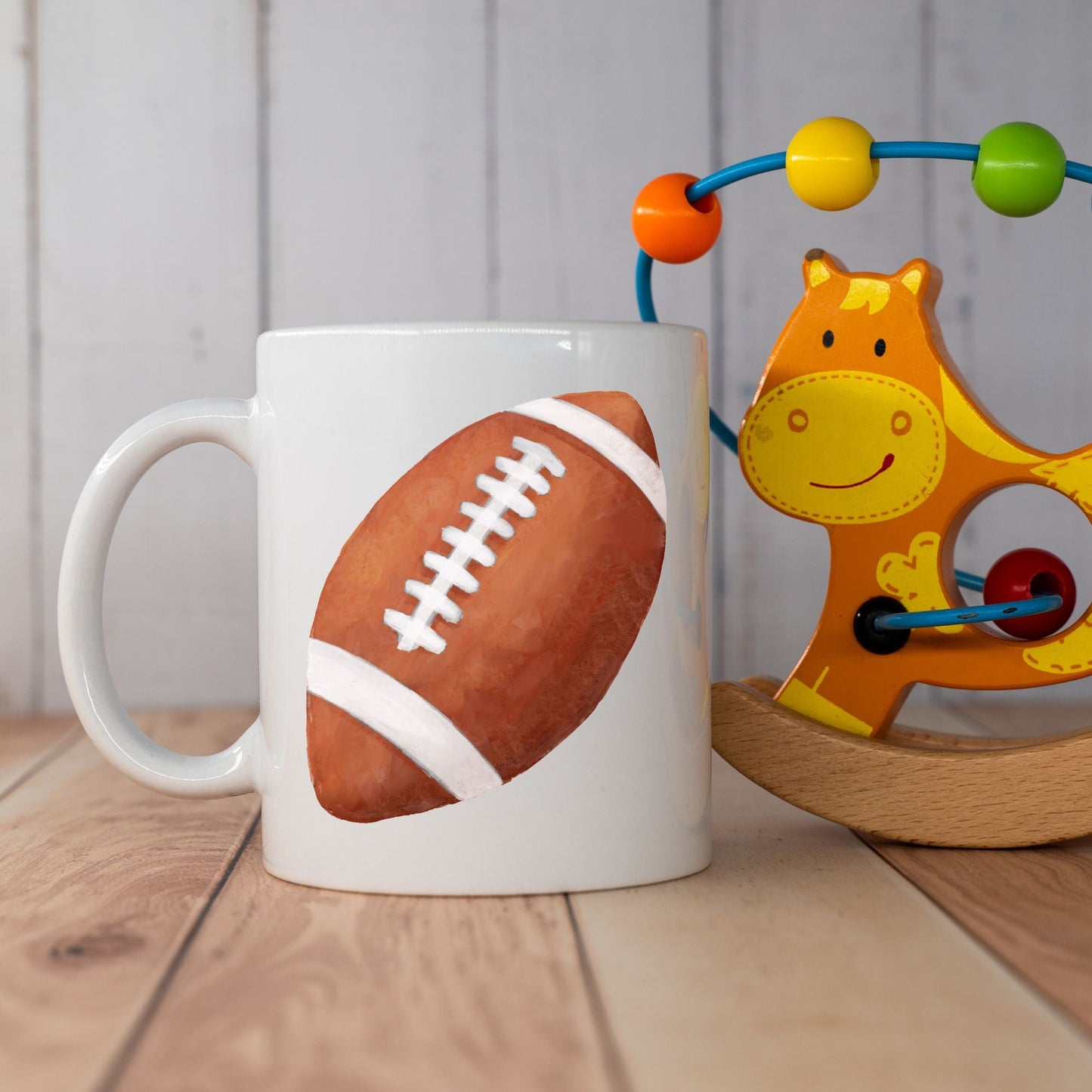 Personalized Football Mug - MerikaArt