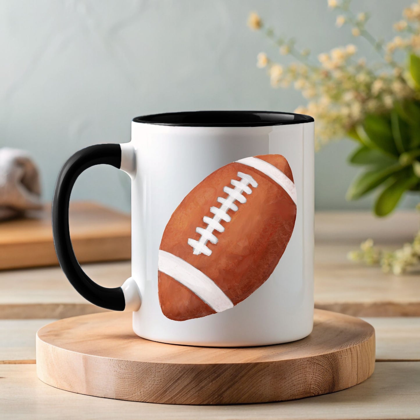 Personalized Football Mug - MerikaArt