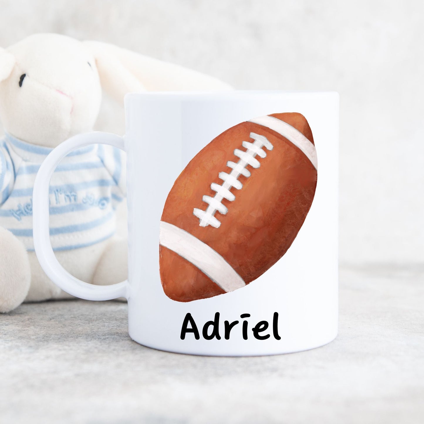 Personalized Football Mug - MerikaArt
