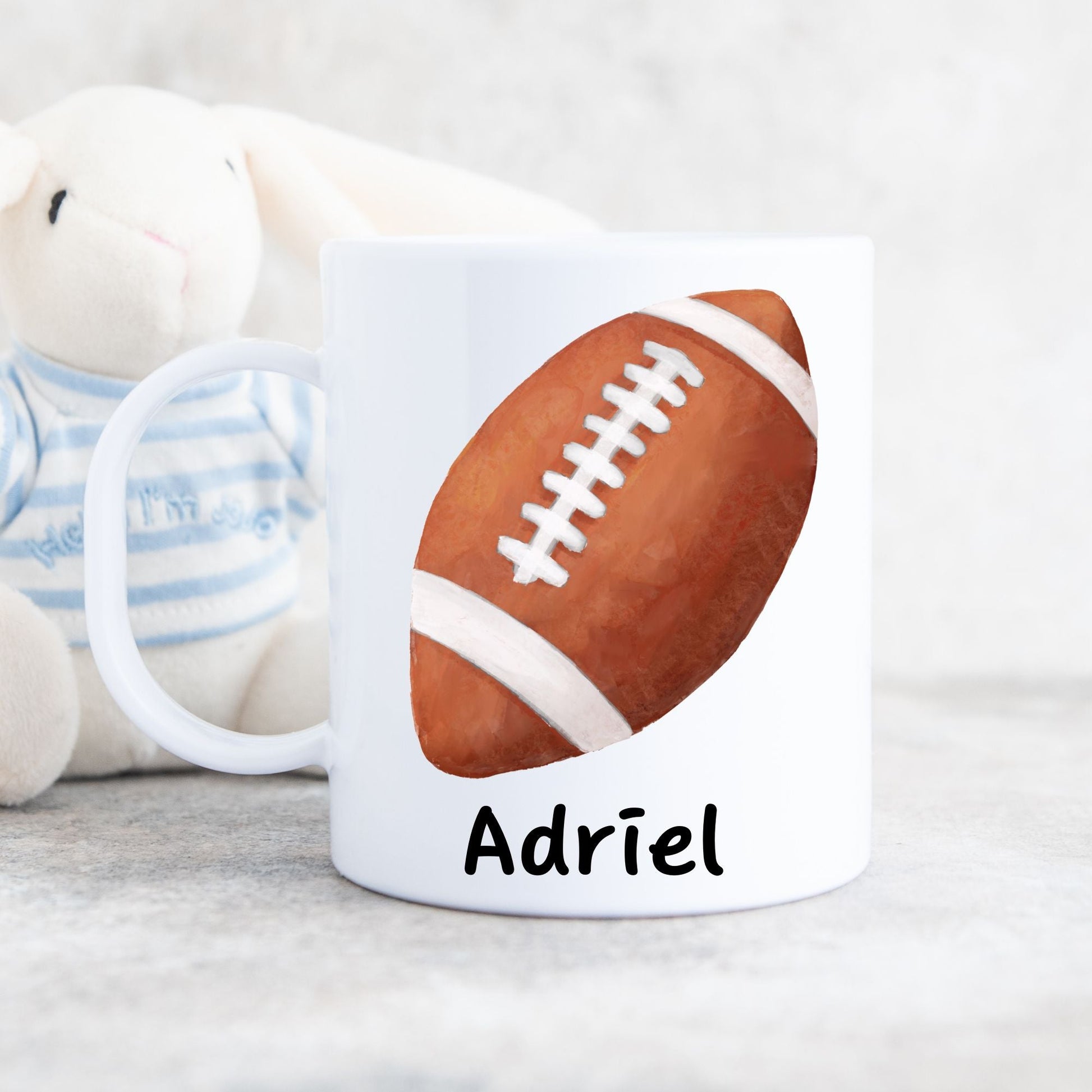 Personalized Football Mug - MerikaArt