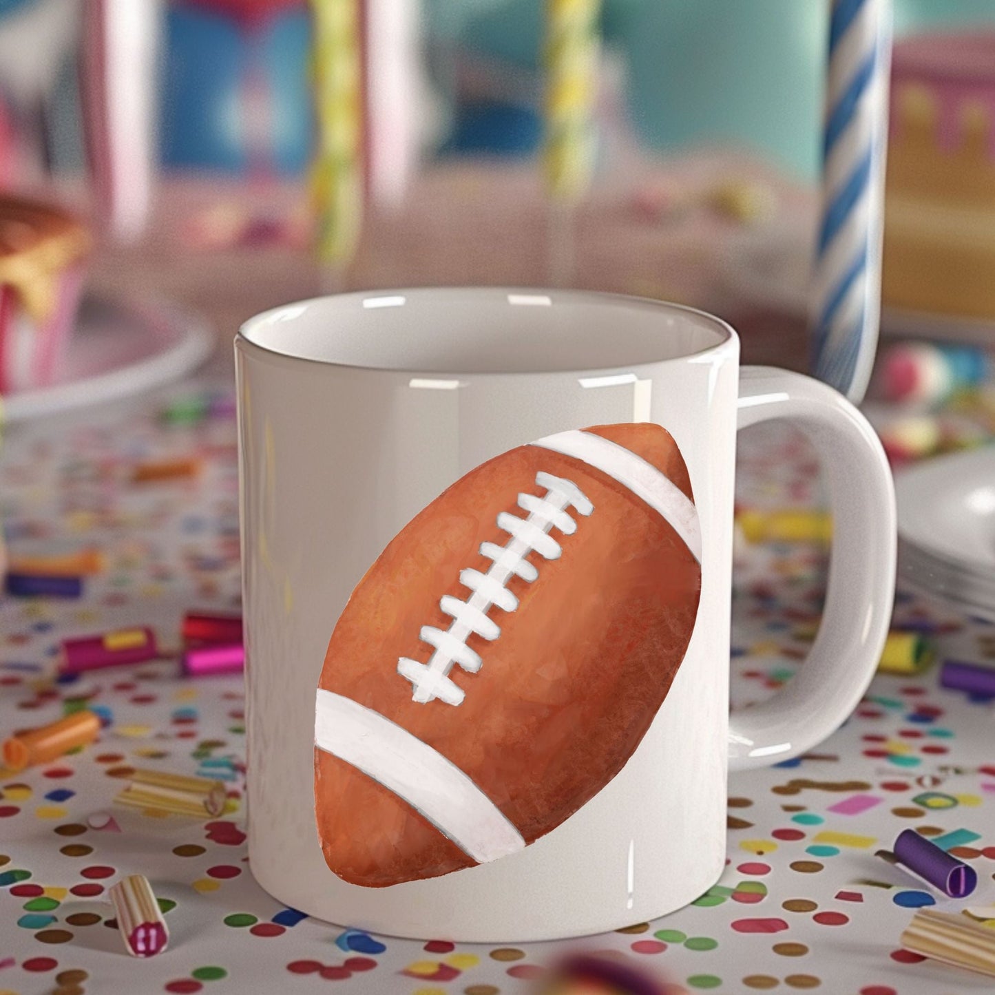 Personalized Football Mug - MerikaArt