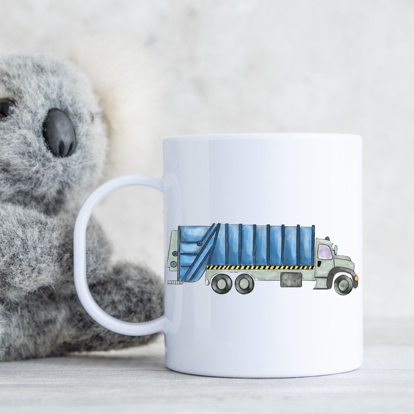 Personalized Garbage Truck Mug - MerikaArt