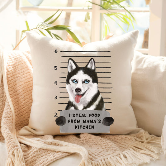Personalized Husky Pillow - MerikaArt