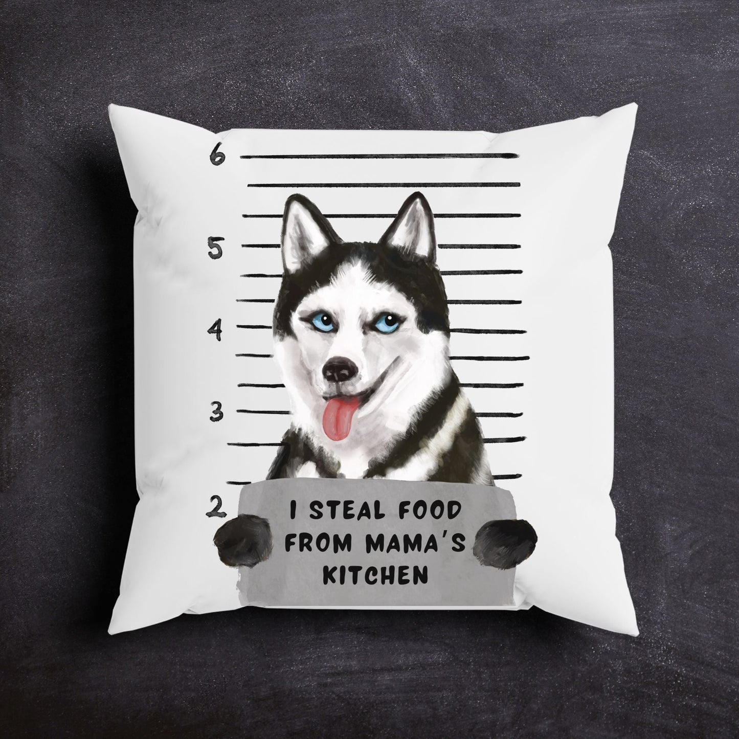 Personalized Husky Pillow - MerikaArt