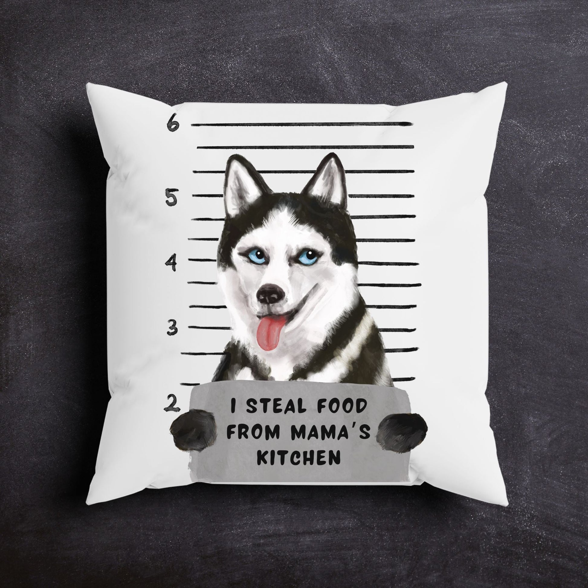 Personalized Husky Pillow - MerikaArt