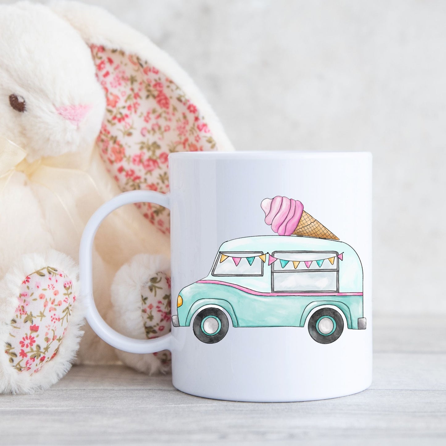 Personalized Ice Cream Truck Mug - MerikaArt