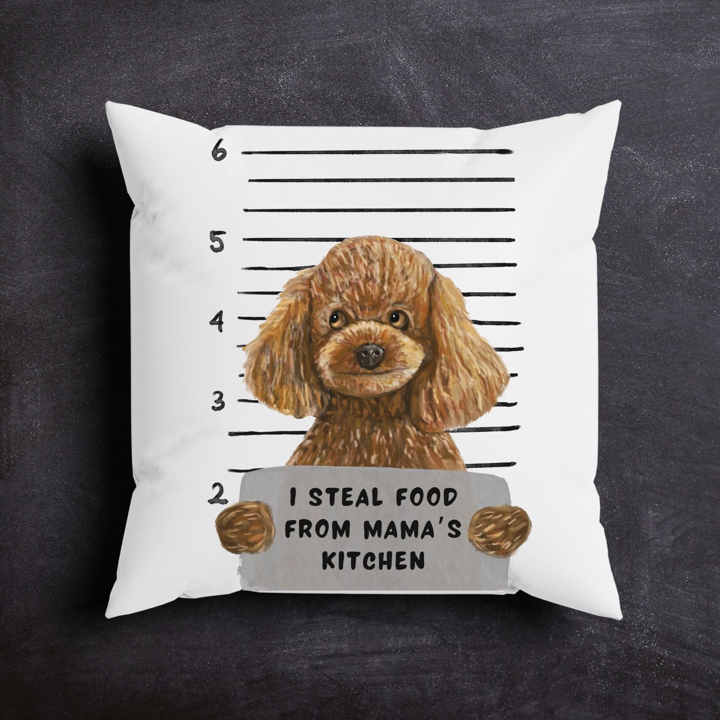 Personalized Poodle Pillow - MerikaArt