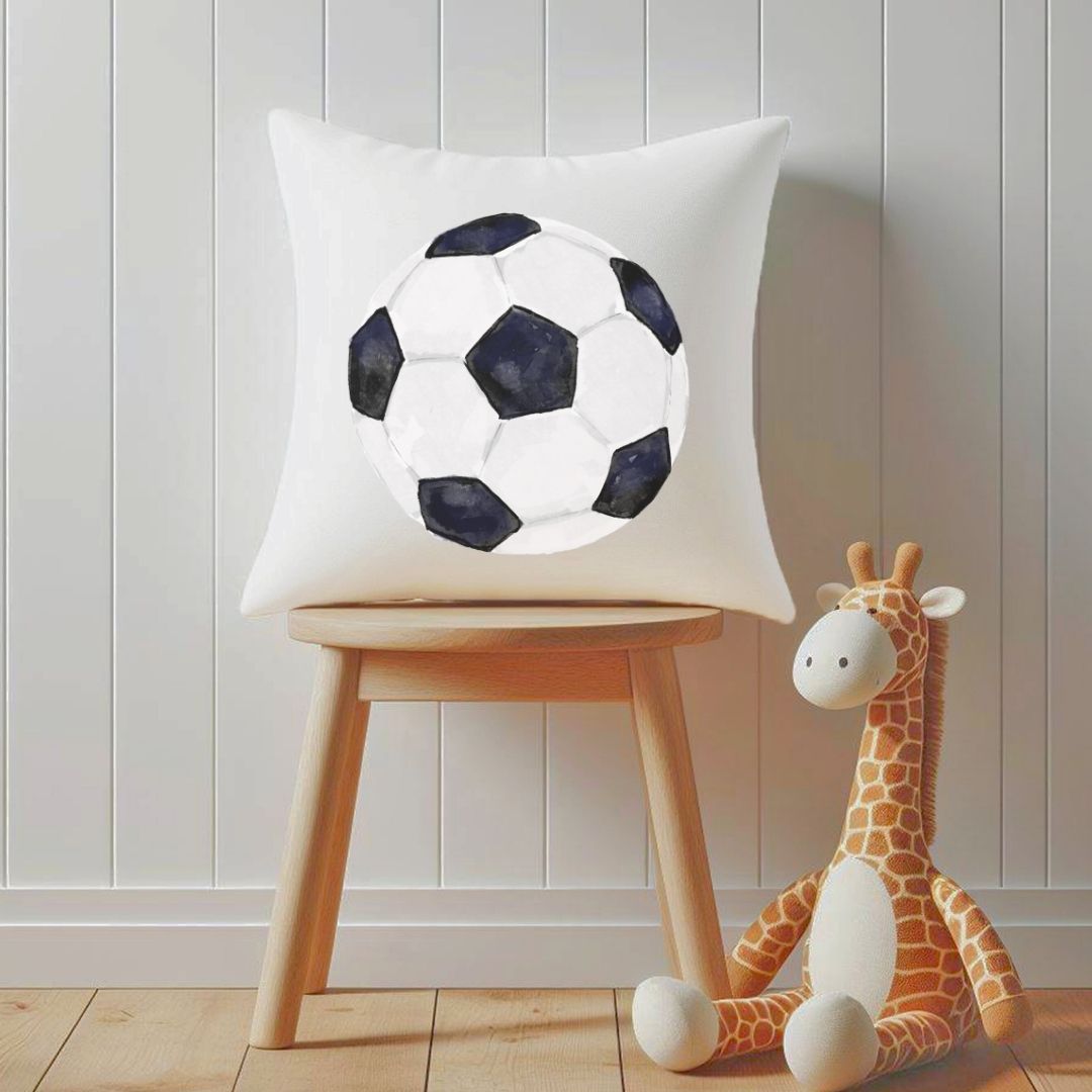 Personalized Soccer Ball Kids Pillow - MerikaArt