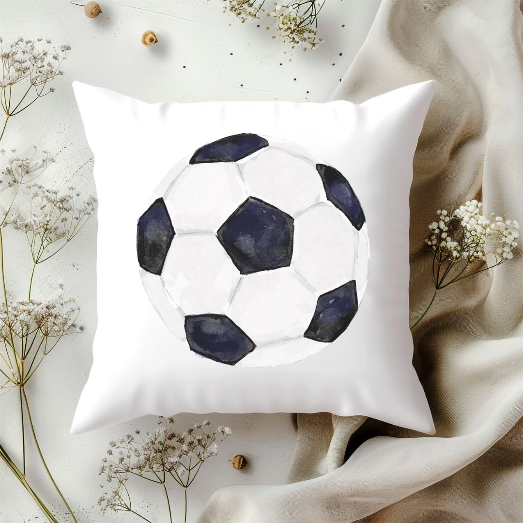 Personalized Soccer Ball Kids Pillow - MerikaArt
