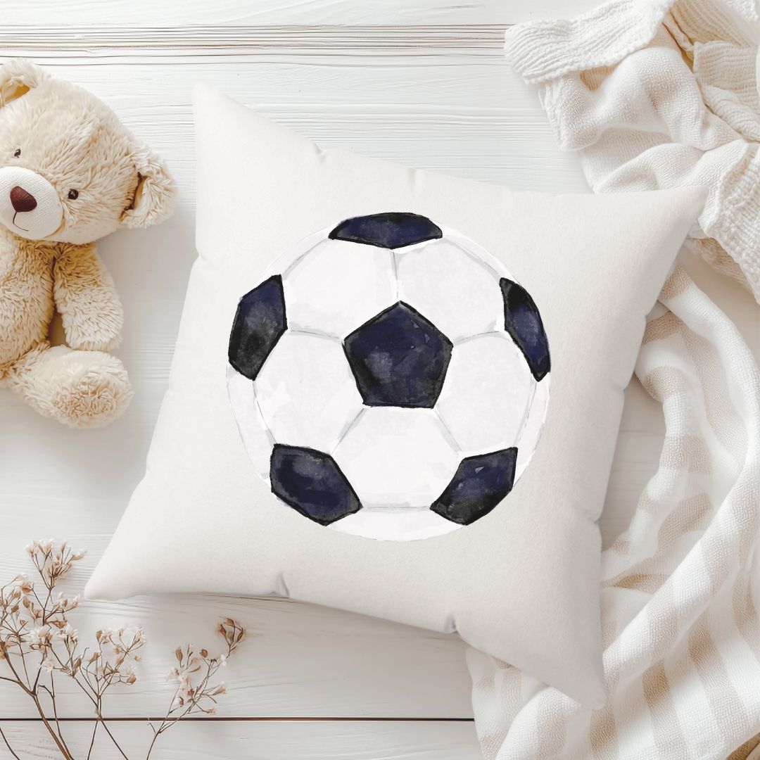 Personalized Soccer Ball Kids Pillow - MerikaArt