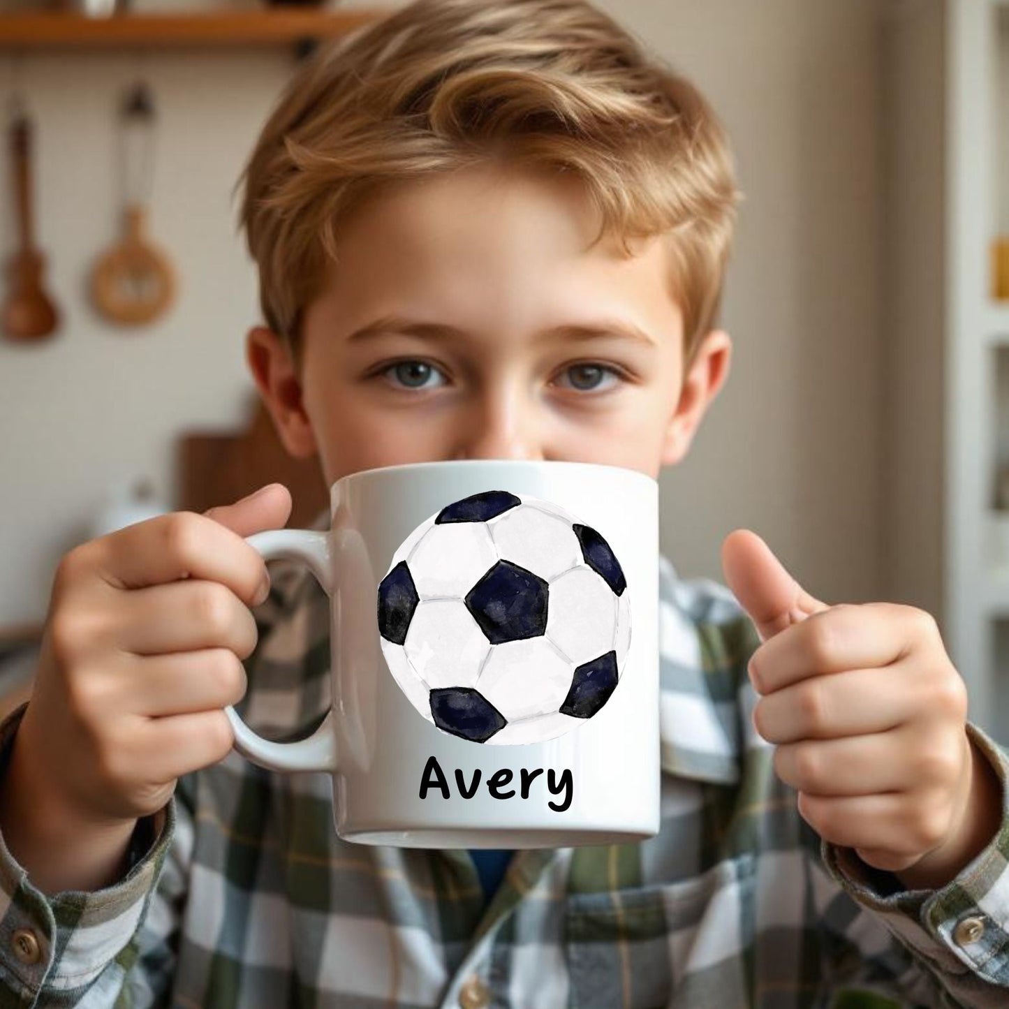 Personalized Soccer Mug - MerikaArt