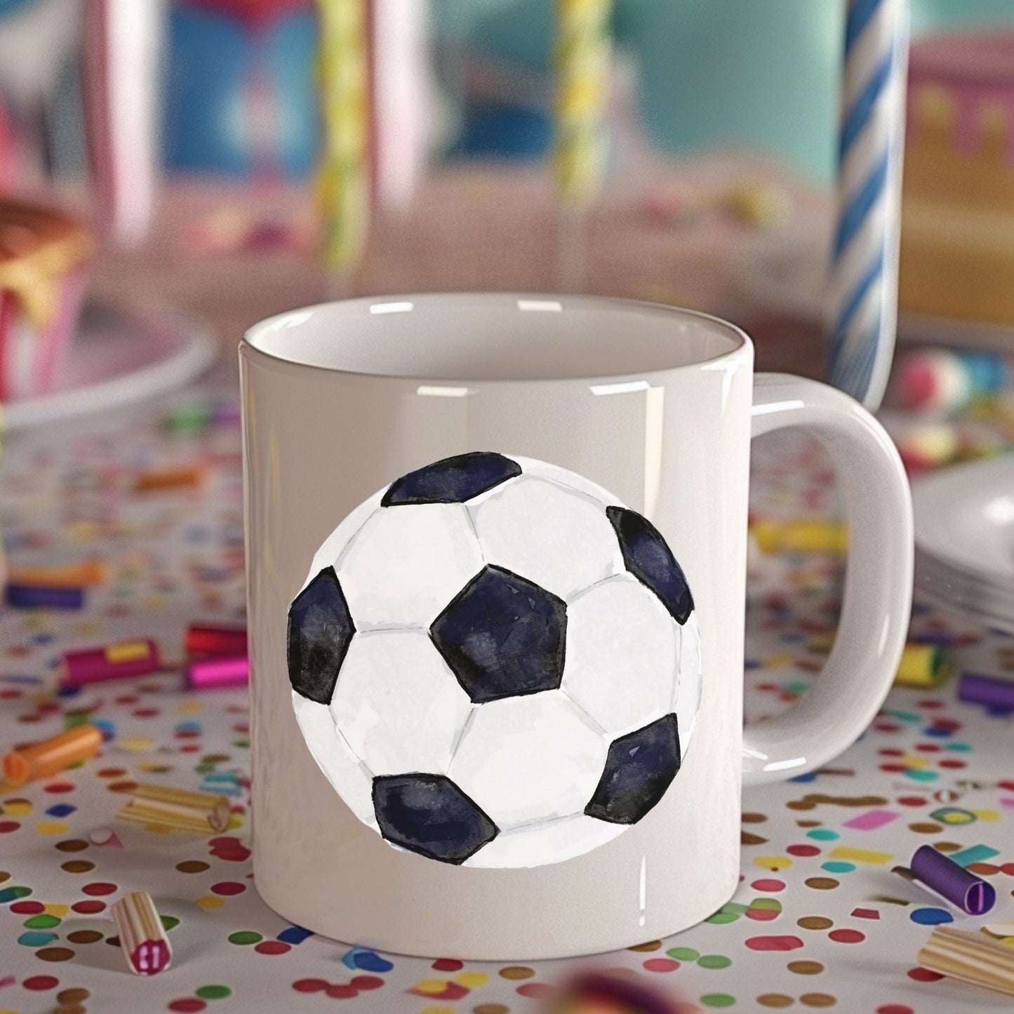 Personalized Soccer Mug - MerikaArt