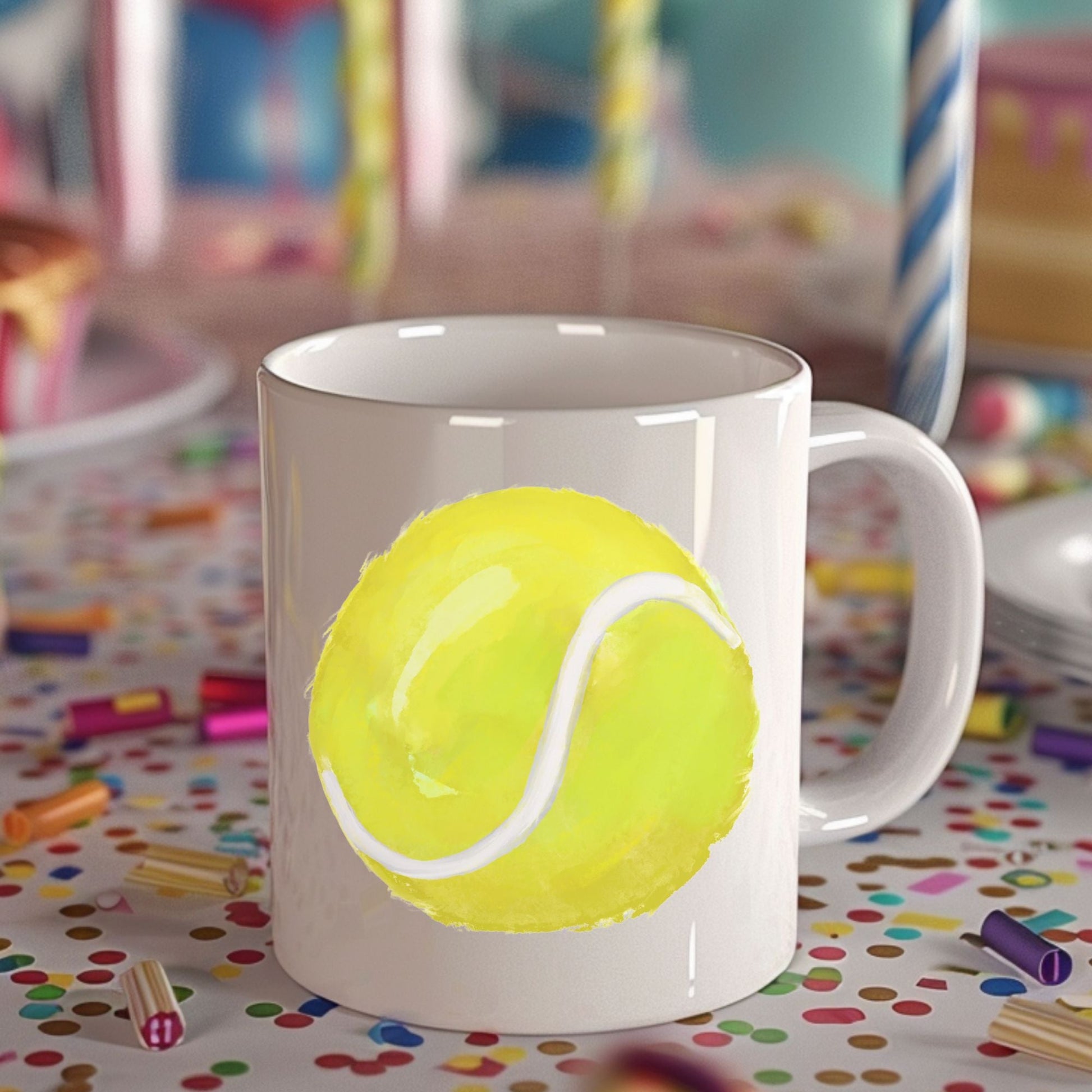 Personalized Tennis Mug - MerikaArt