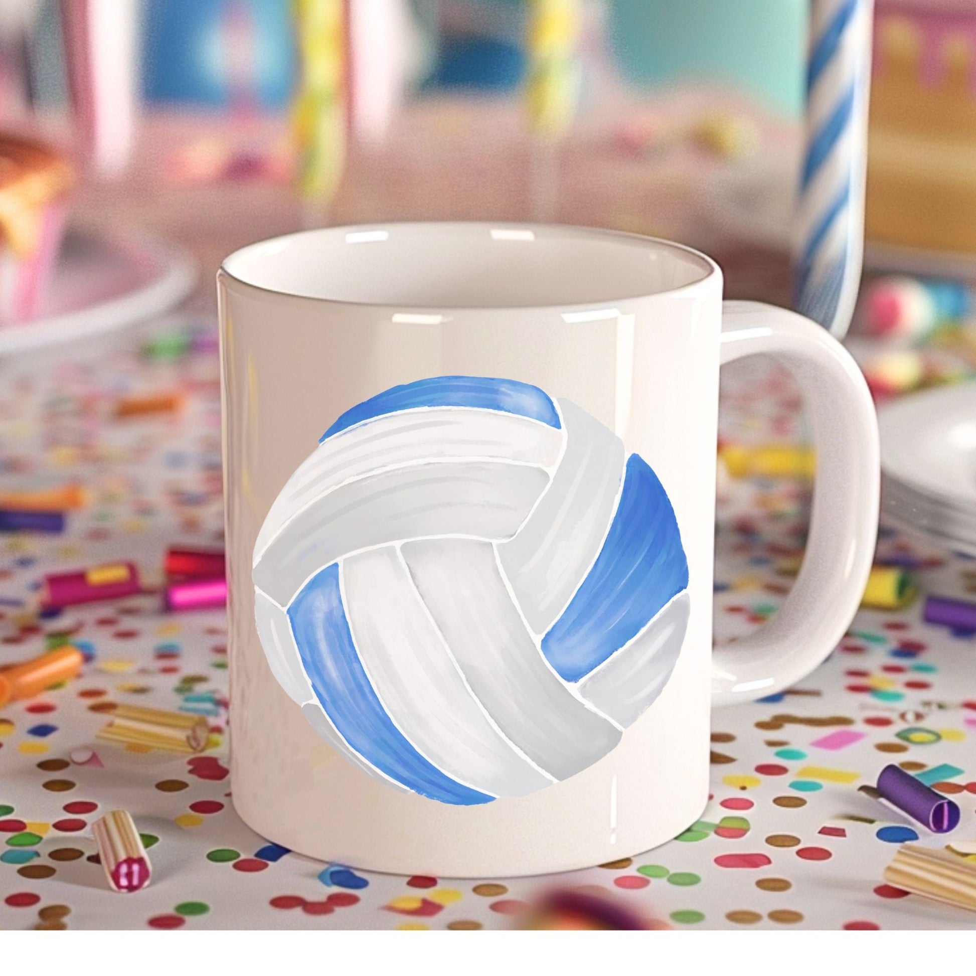 Personalized Volleyball Mug - MerikaArt