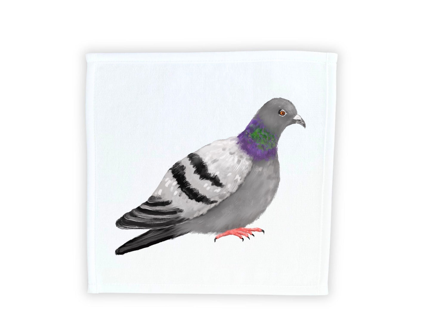 Pigeon Washcloth - MerikaArt