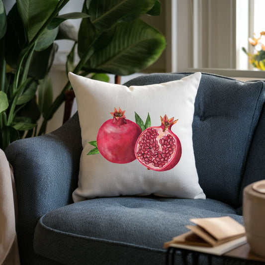 Pomegranate Fruit Pillow - MerikaArt