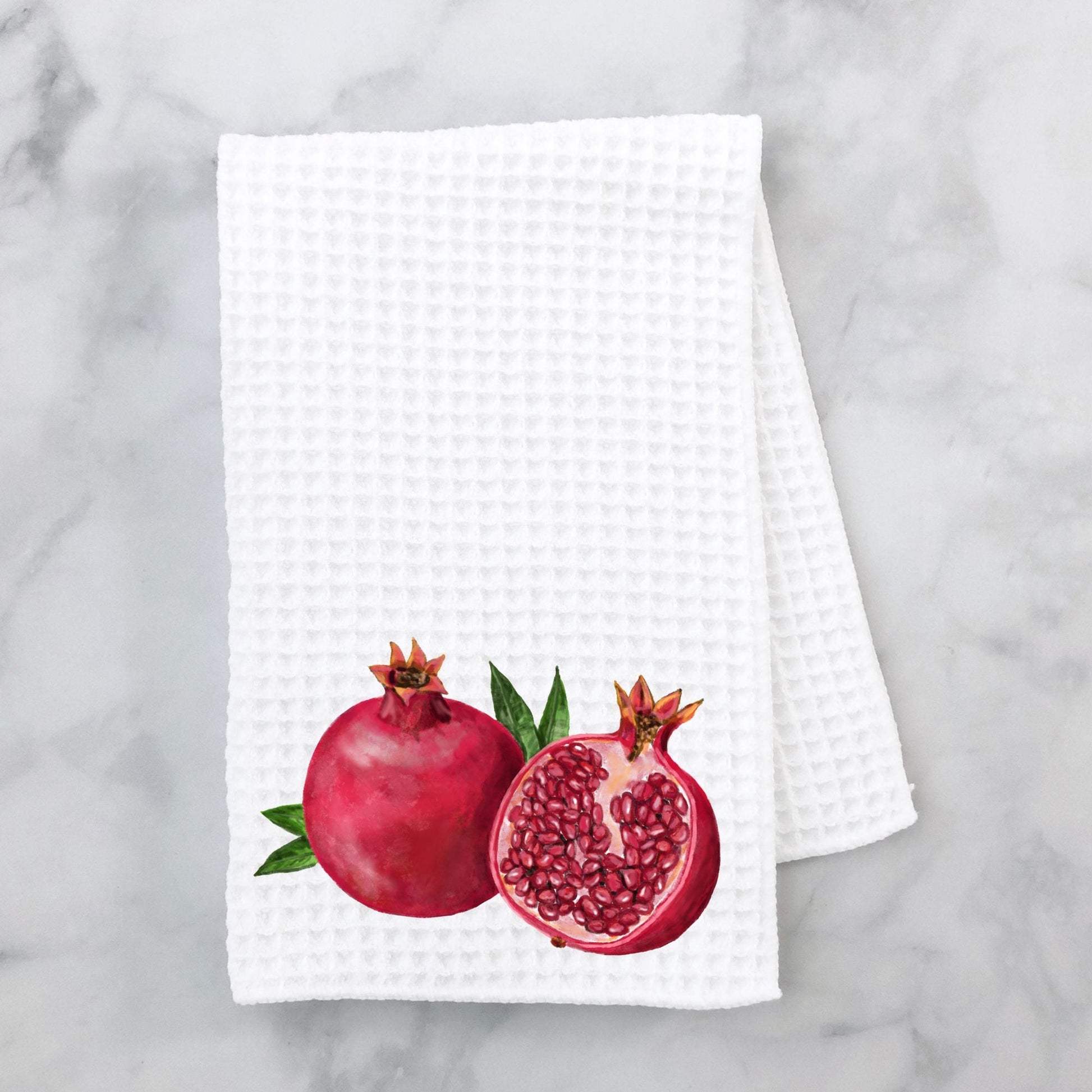Pomegranate Kitchen Towel - MerikaArt