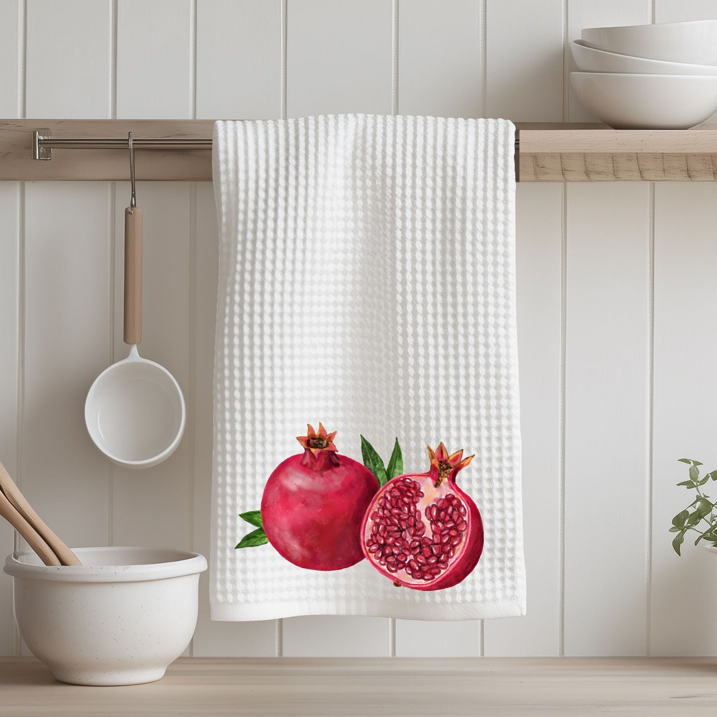 Pomegranate Kitchen Towel - MerikaArt