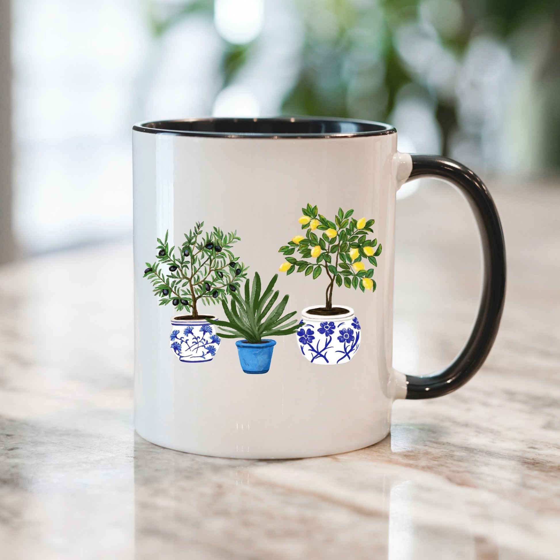 Potted Plants Mug - MerikaArt