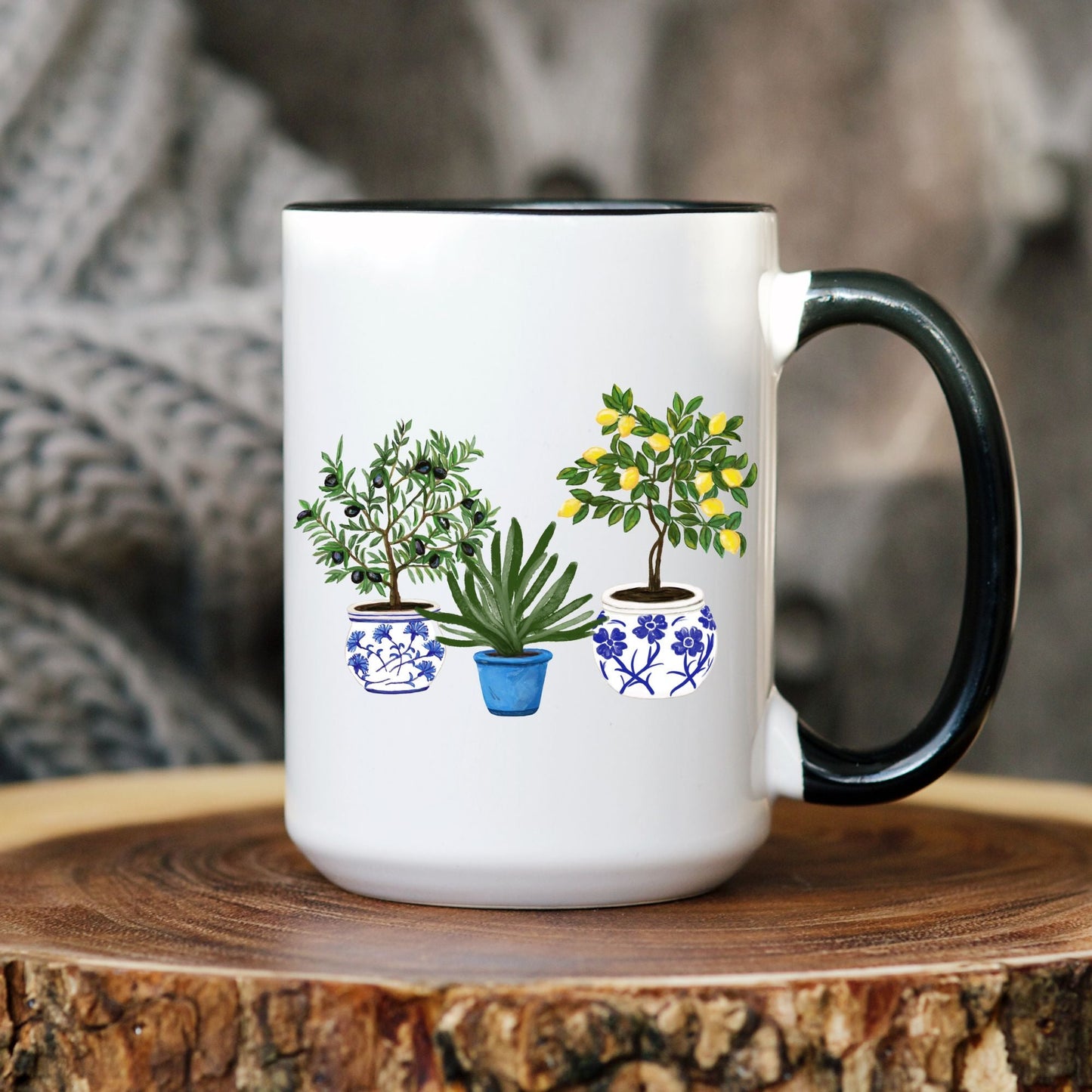 Potted Plants Mug - MerikaArt