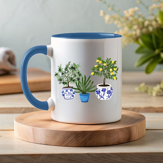Potted Plants Mug - MerikaArt