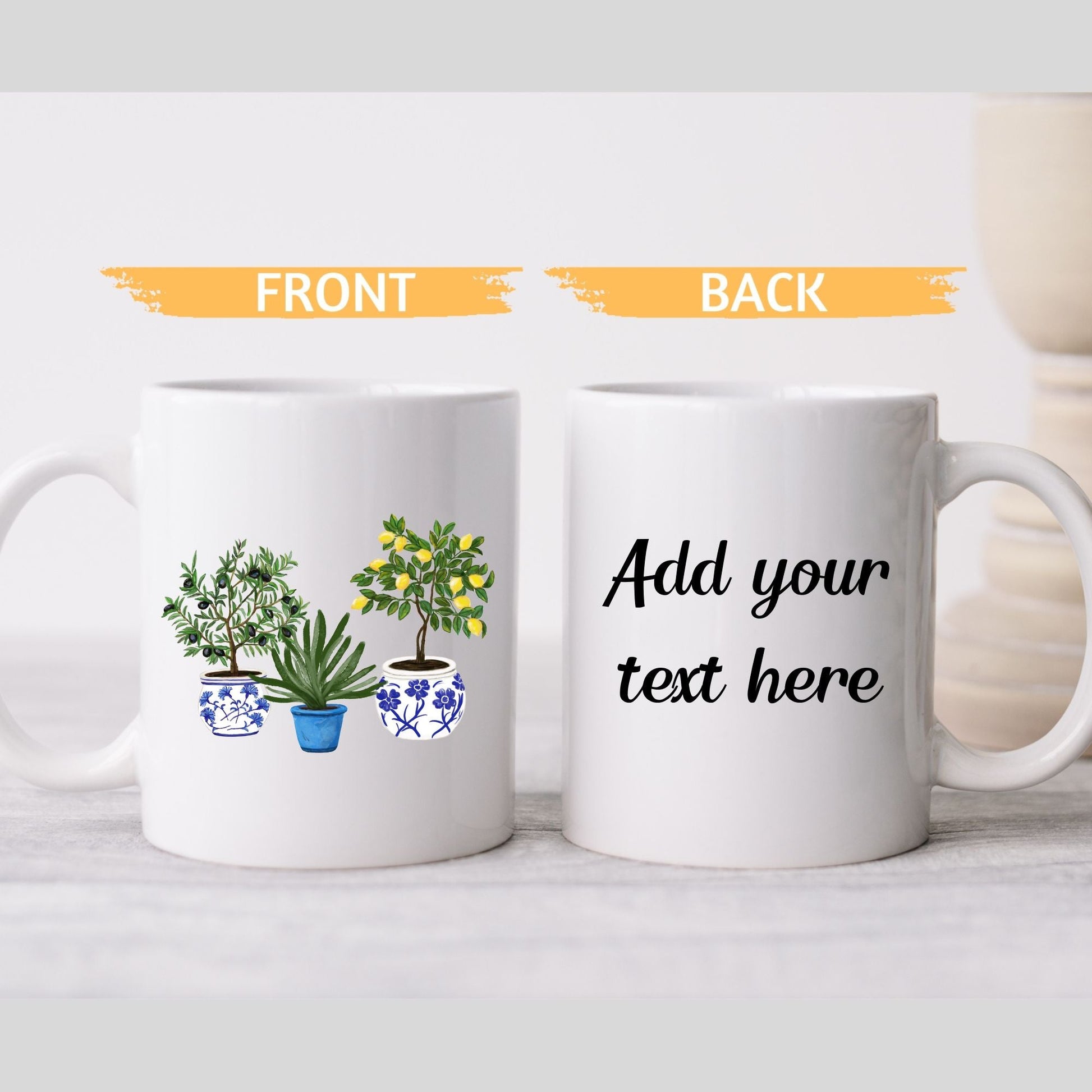 Potted Plants Mug - MerikaArt