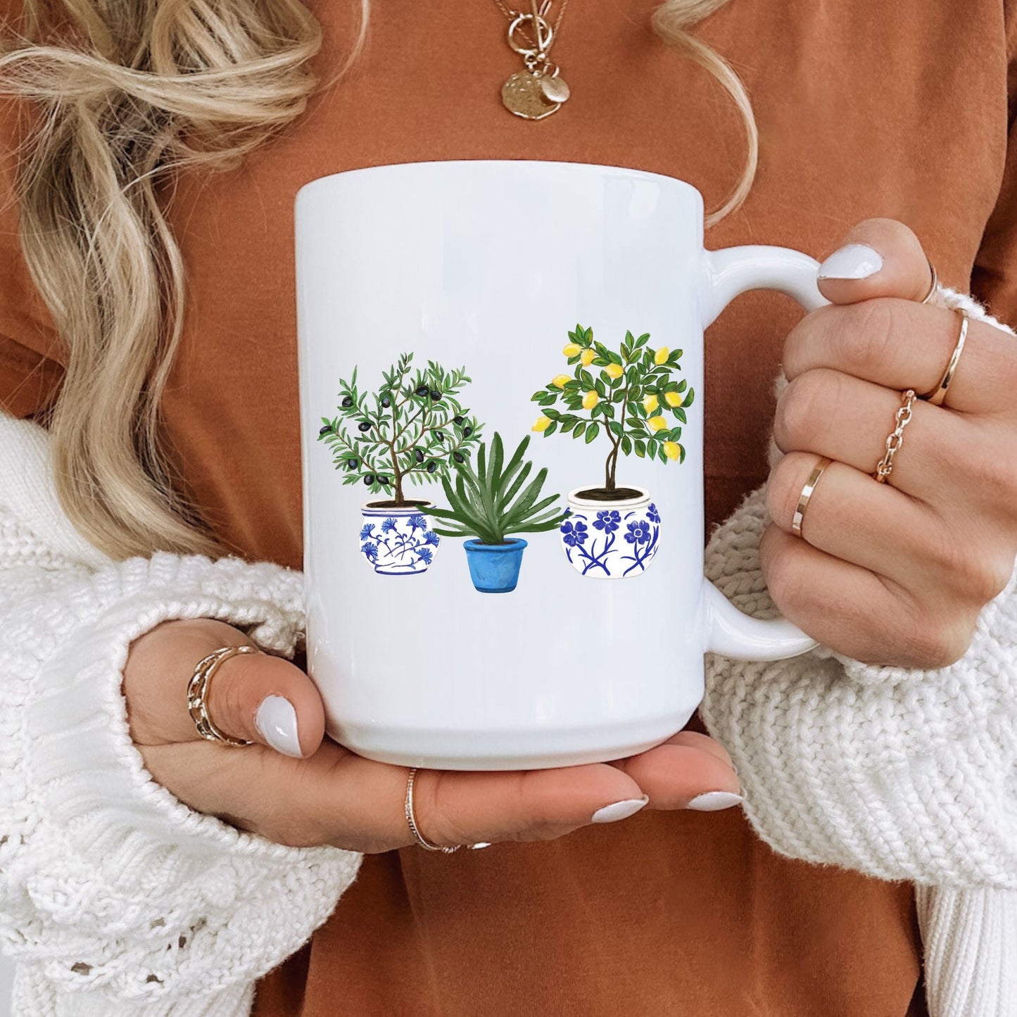 Potted Plants Mug - MerikaArt