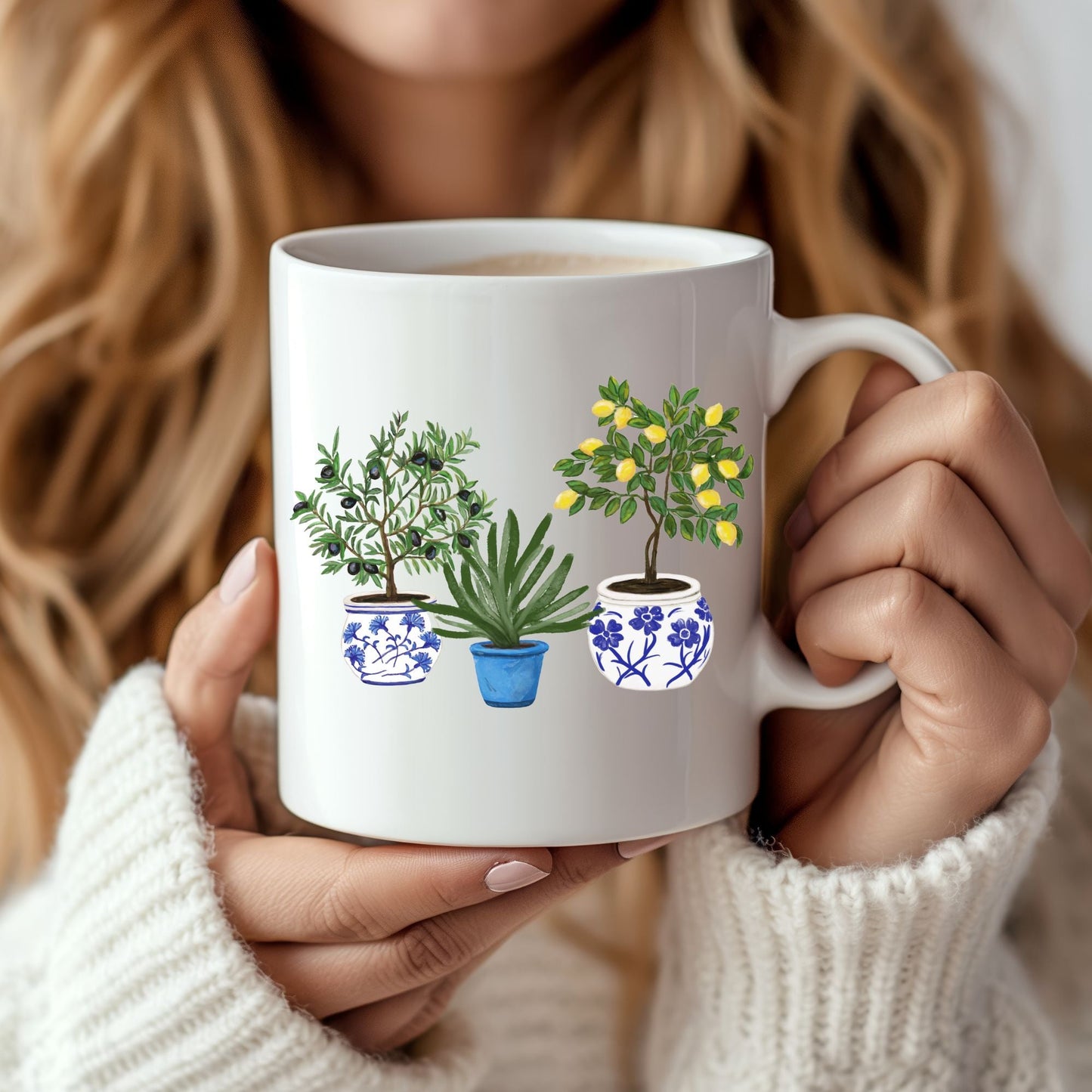 Potted Plants Mug - MerikaArt
