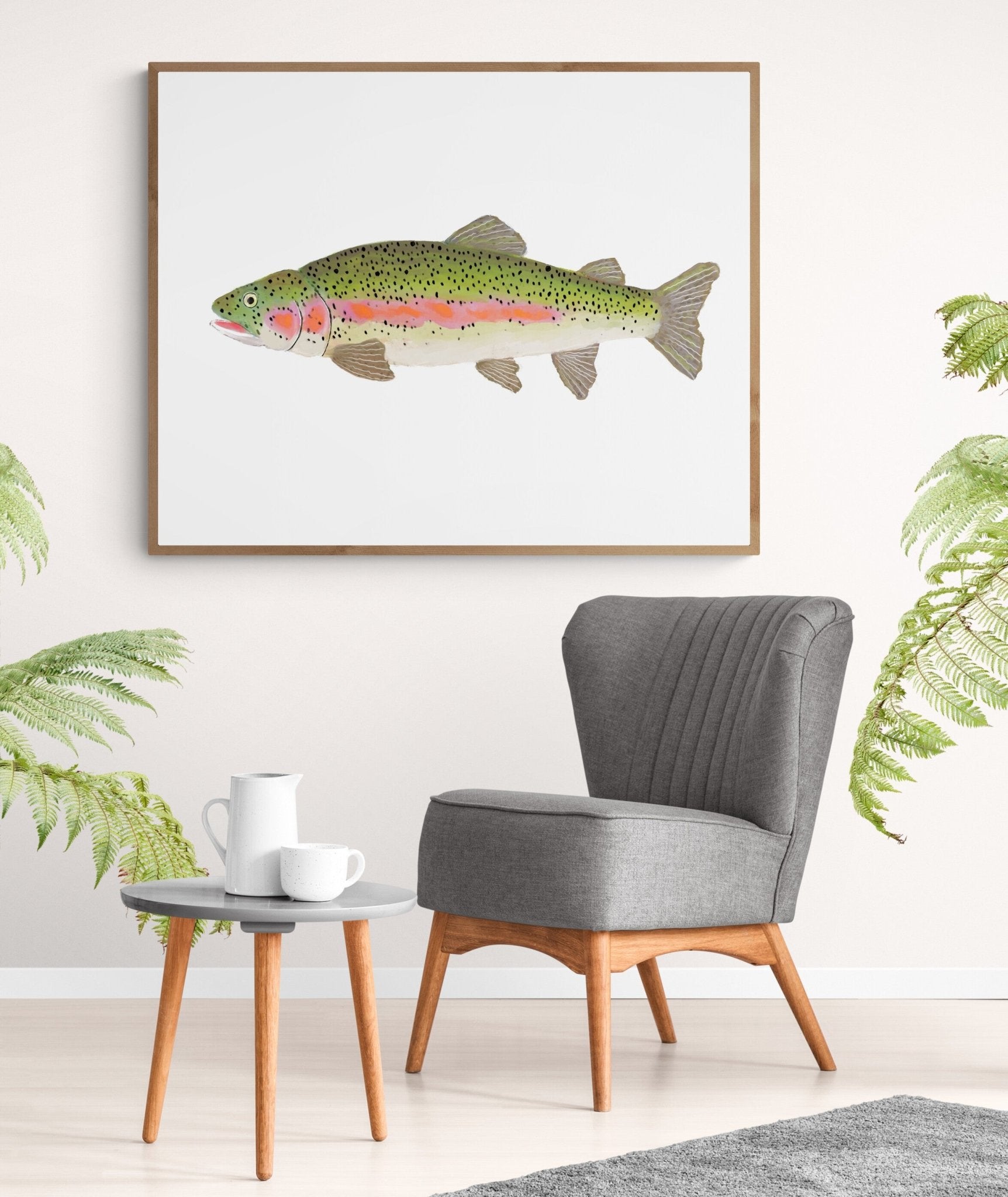 Rainbow Trout Print - MerikaArt