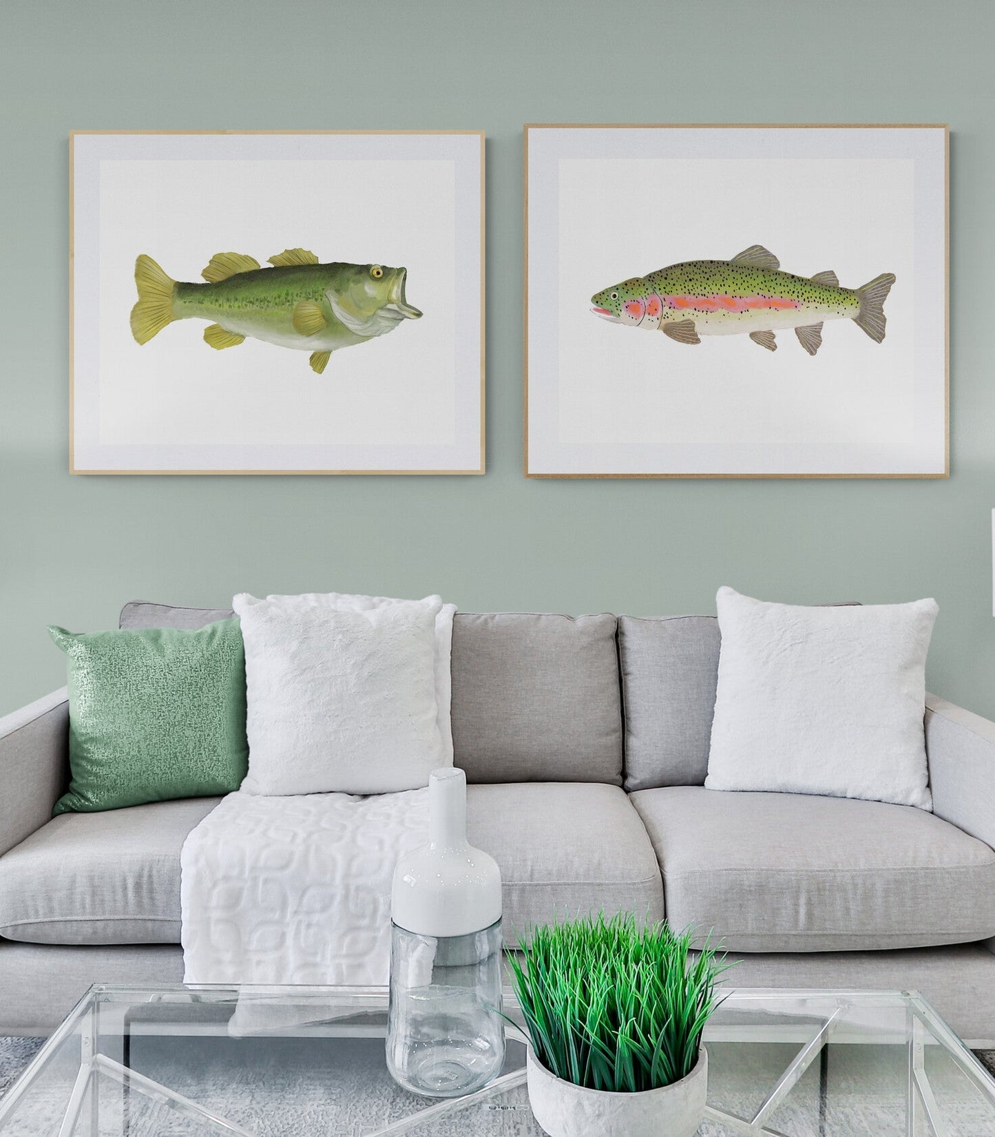 Rainbow Trout Print - MerikaArt
