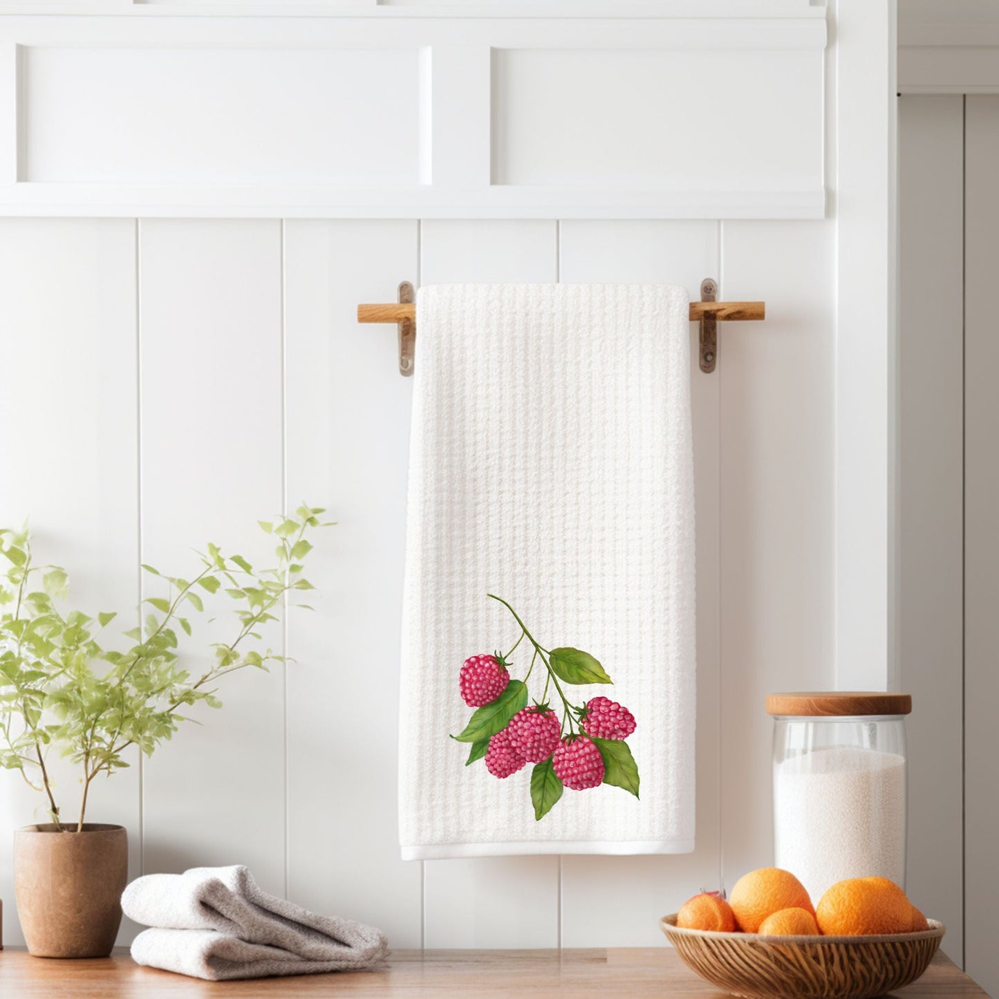 Raspberry Kitchen Towel - MerikaArt