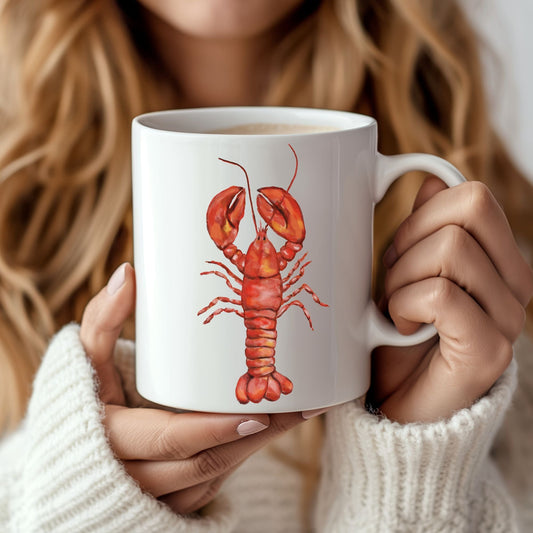 Red Lobster Mug - MerikaArt
