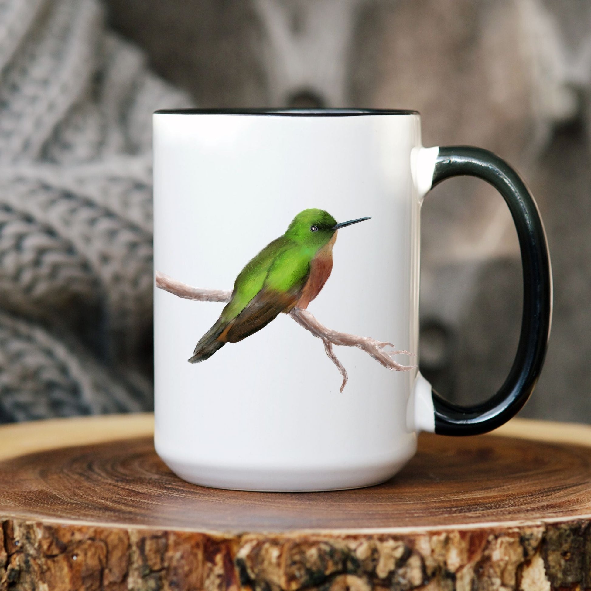 Rufous - tailed Hummingbird Mug - MerikaArt