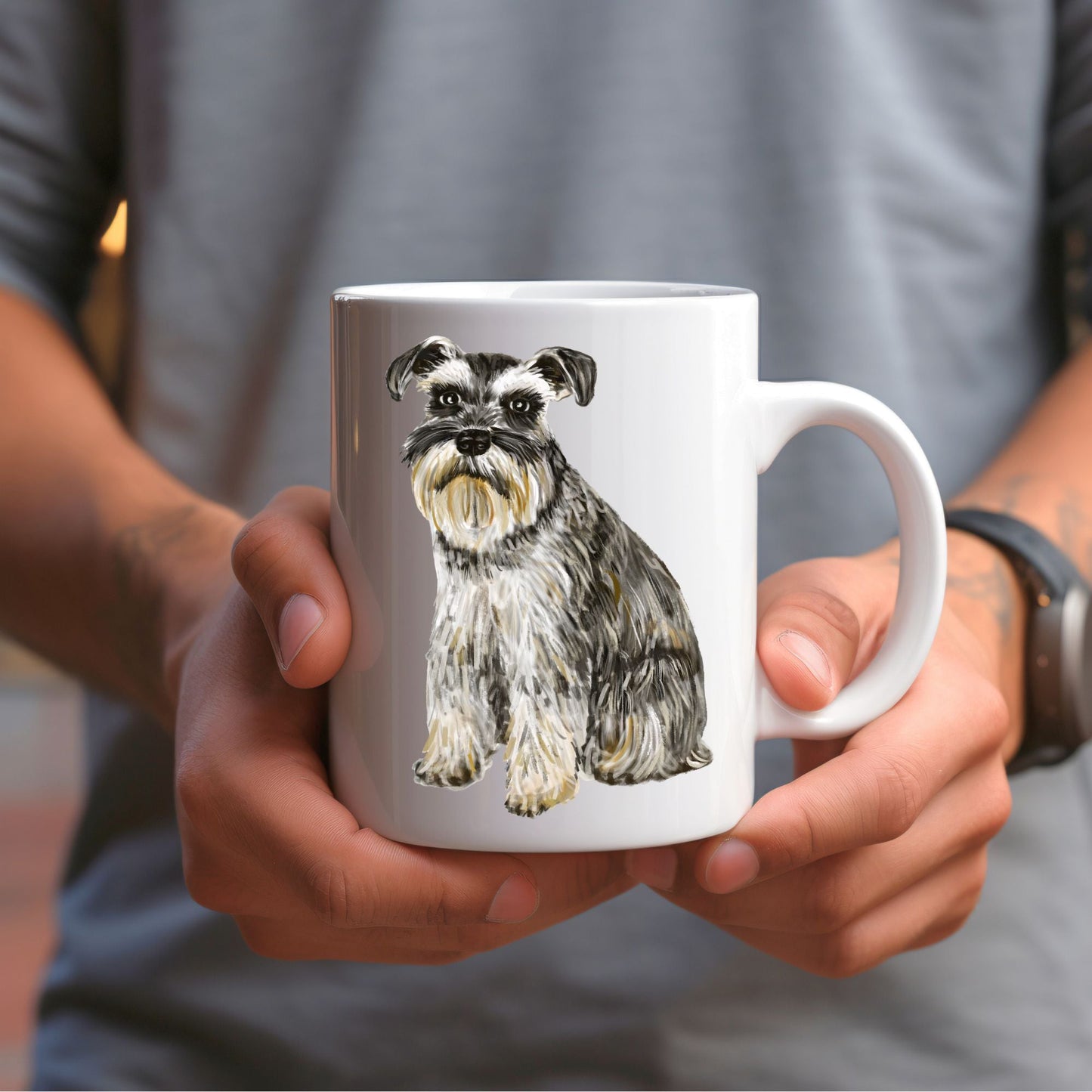 Schnauzer Mug - MerikaArt